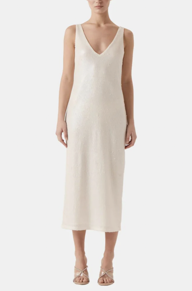 SR Ivory Sequin Dress