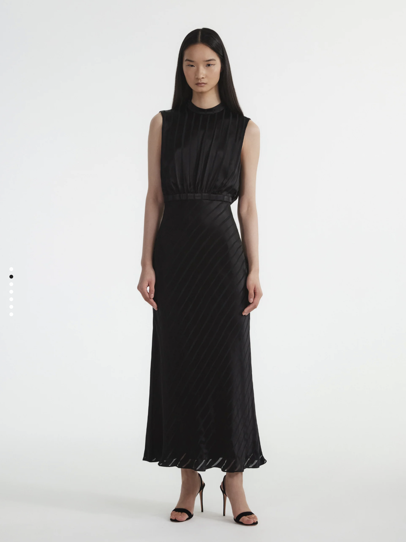 SAL Black Mock Neck Dress