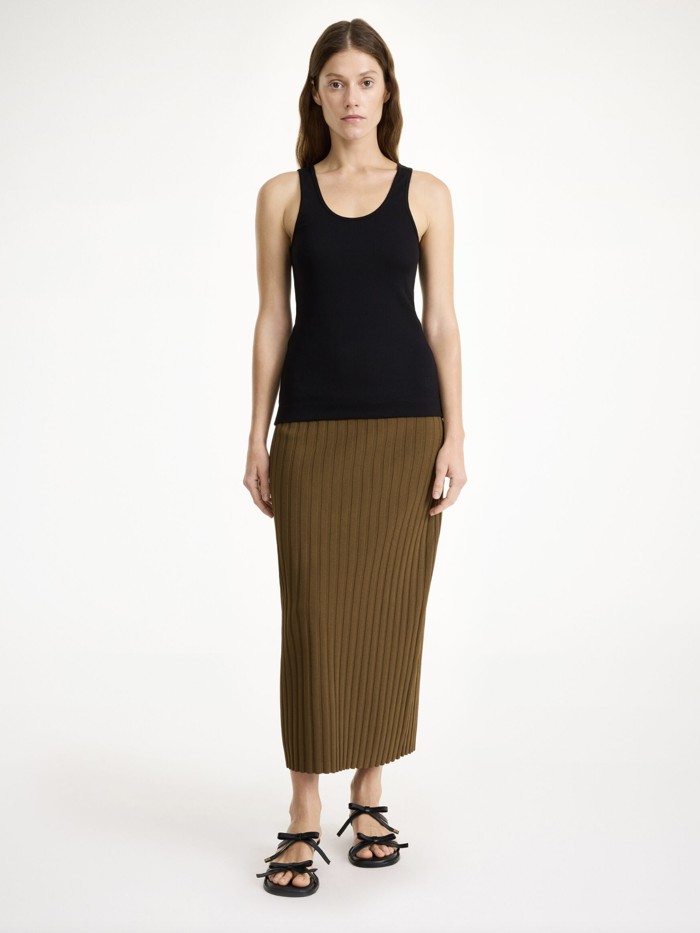 MAL Rib Midi Skirt