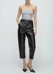 VER Cropped Leather Pant