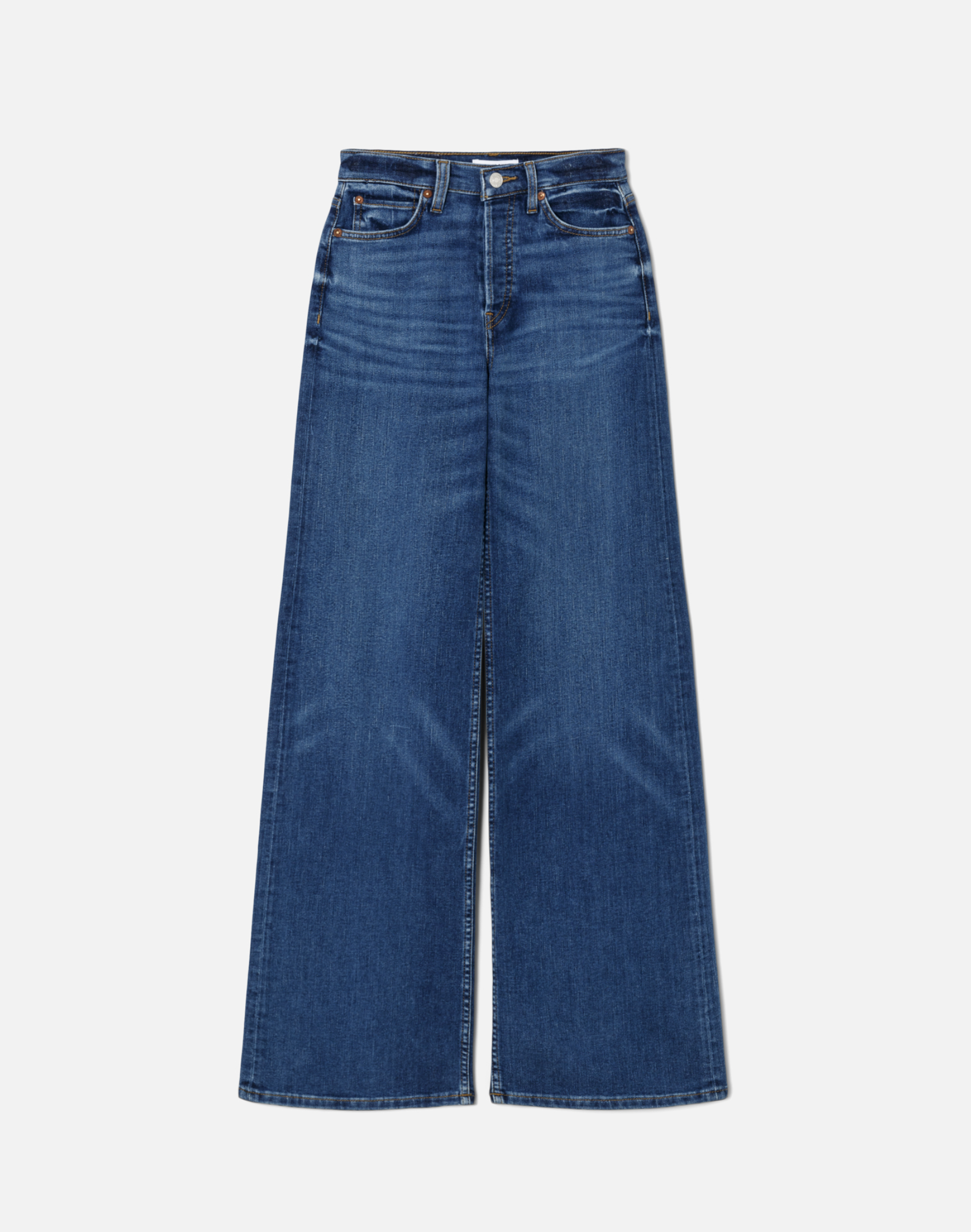 RED 70s Wide Leg Jean