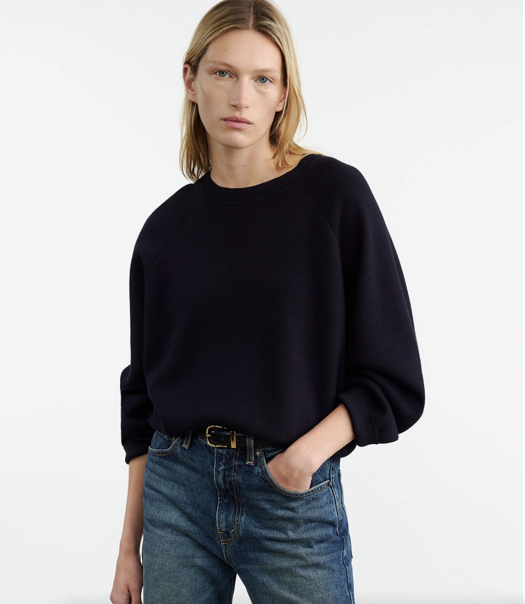 NIL Oversized Boxy Cashmere Sweater