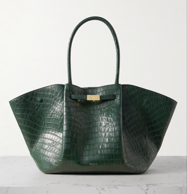 DE Green Croc Bag