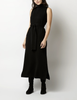 AM Black High Neck Sleeveless Dress