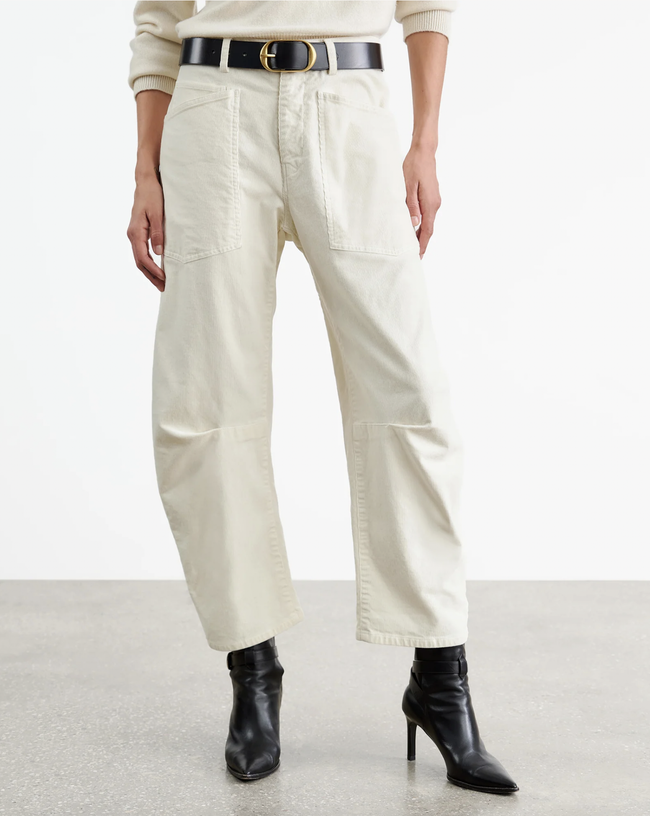 NIL Corduroy Barrel Leg Pant