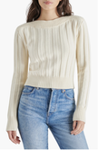 BBD Cream Ribbed Sweater