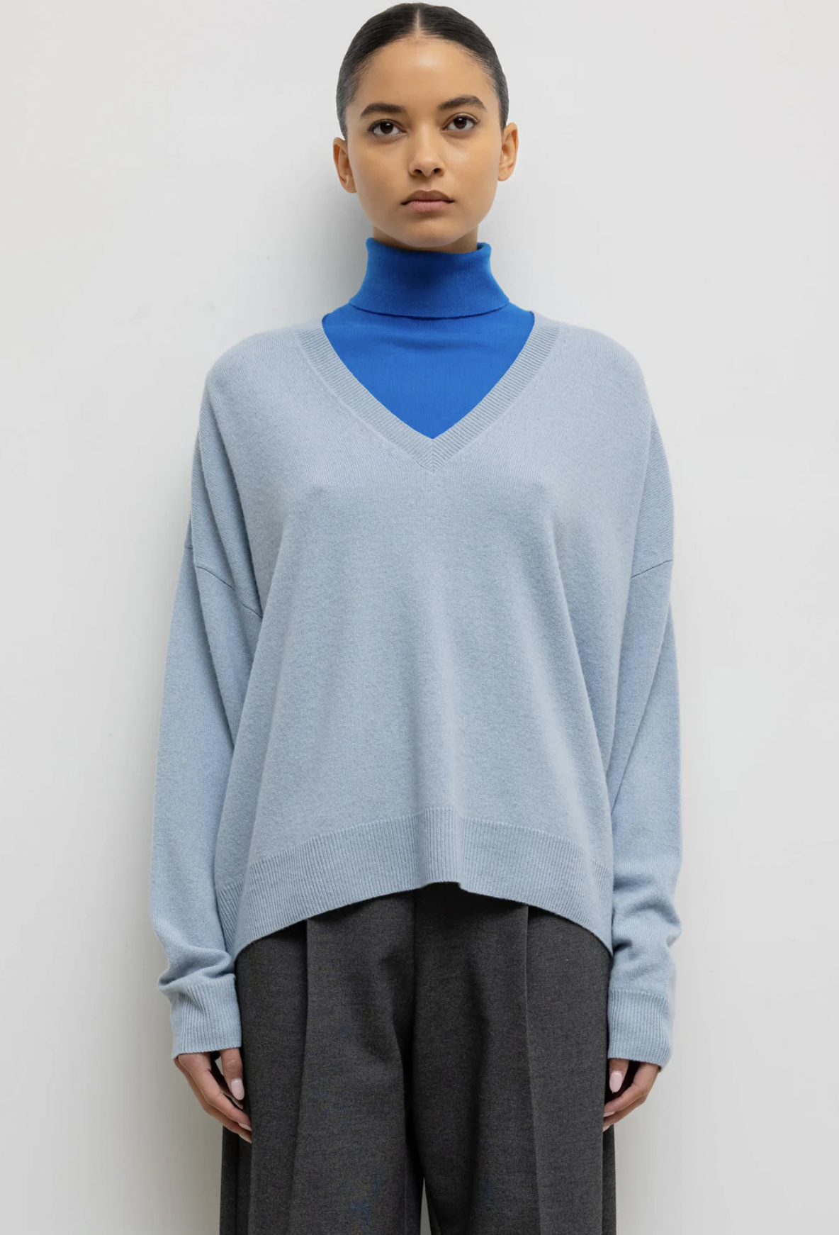 LES V-Neck Cashmere/Wool Sweater