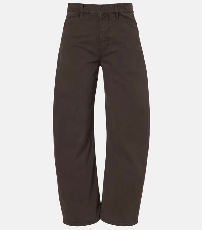 NIL Chocolate Barrel Leg Trousers