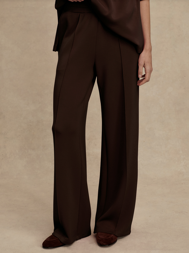 VAR Brown Wide Leg Pants