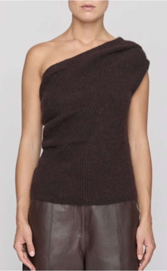 ALC Knit One Shoulder Top