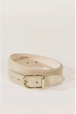 DEH Beige Suede Belt