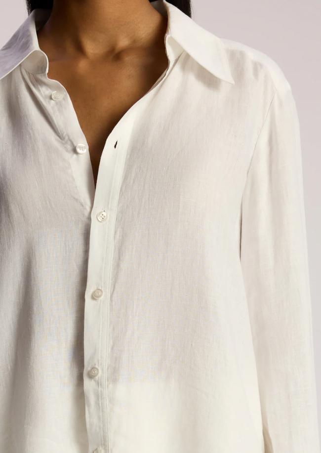 ALC White Linen Button-Up