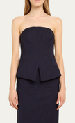 ALC Navy Tailored Bustier Top