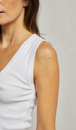 PWT U Neck Ribbed Tank