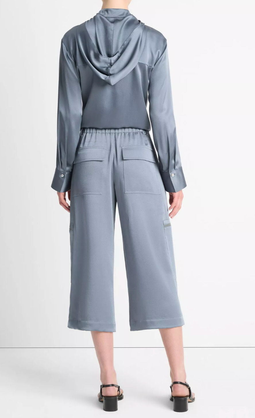 VIN Stone Satin Crop Pant