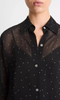 VIN Sheer Dot Blouse