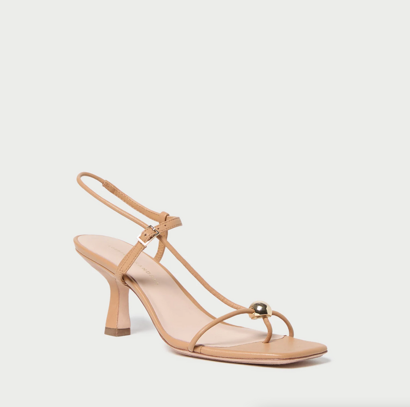 LOF Nude Heeled Sandal
