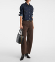 NIL Chocolate Barrel Leg Trousers