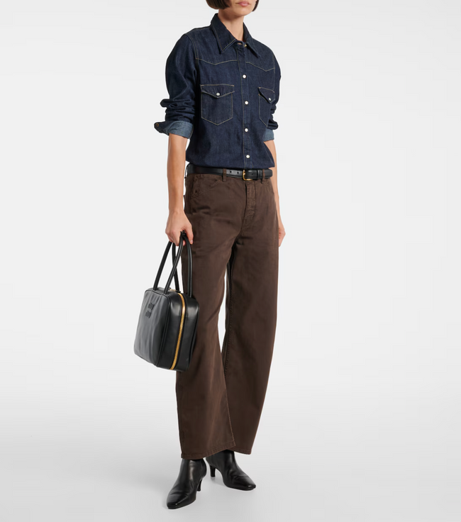 NIL Chocolate Barrel Leg Trousers