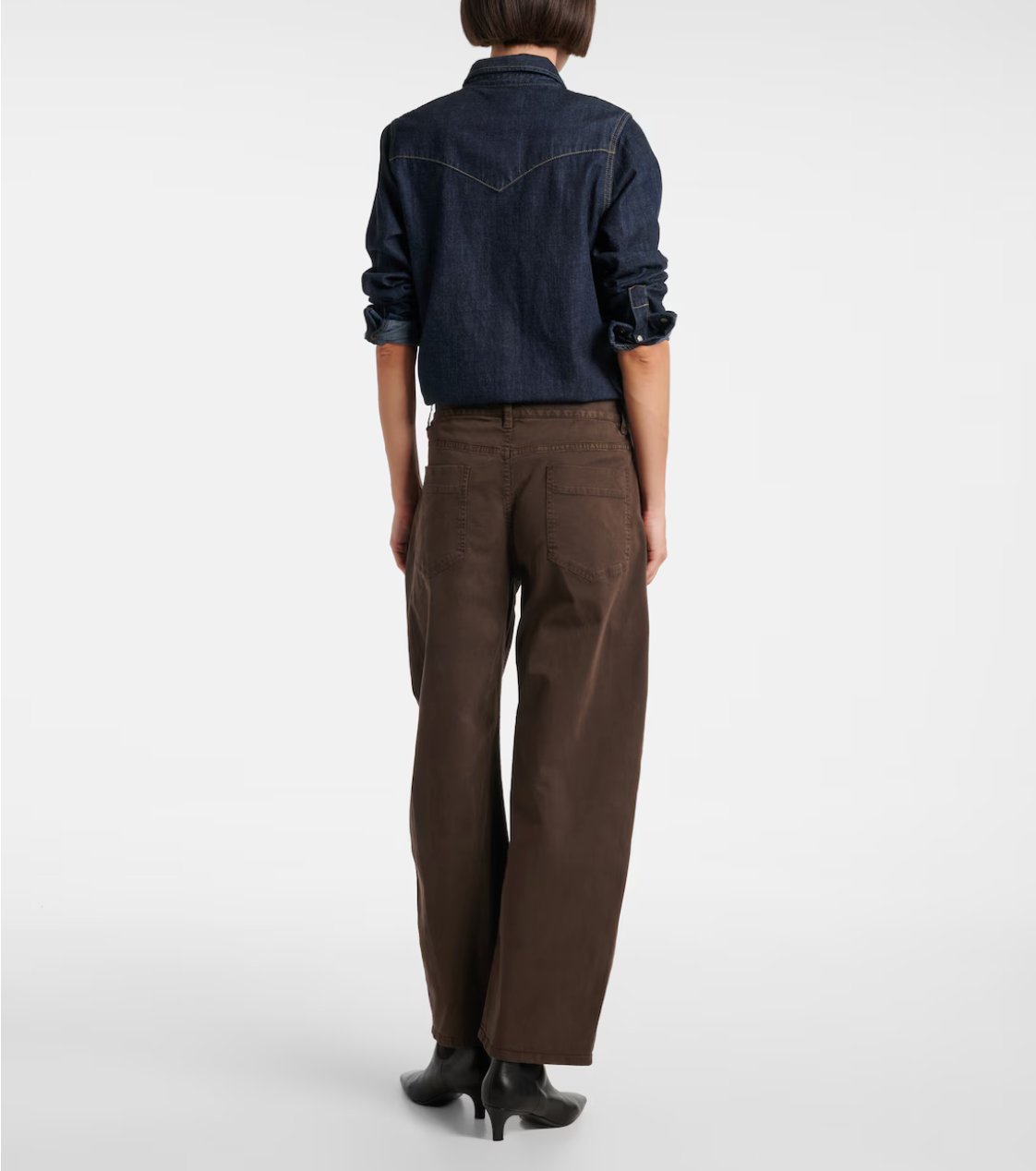 NIL Chocolate Barrel Leg Trousers