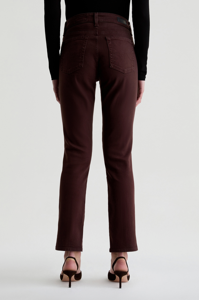AG Mid Rise Straight Leg Jean