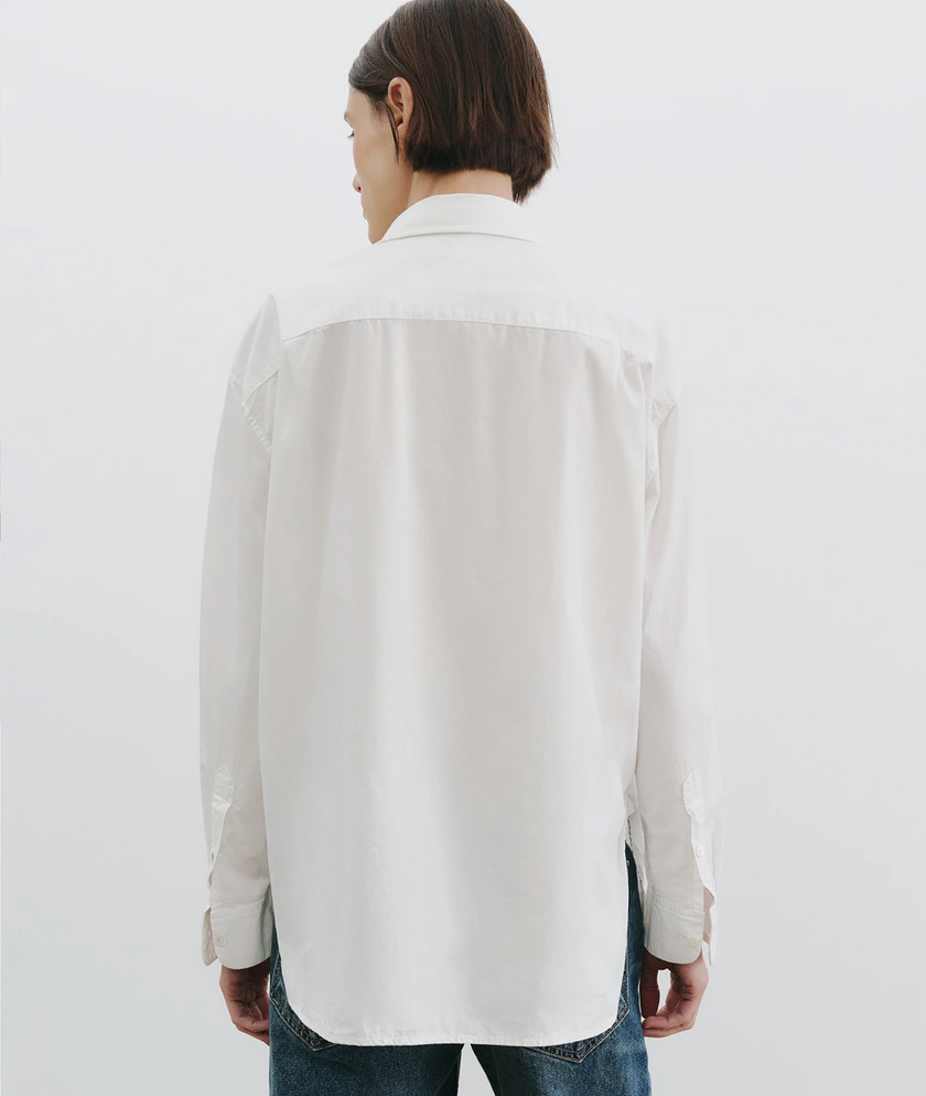 NIL Split Hem Buttondown Shirt