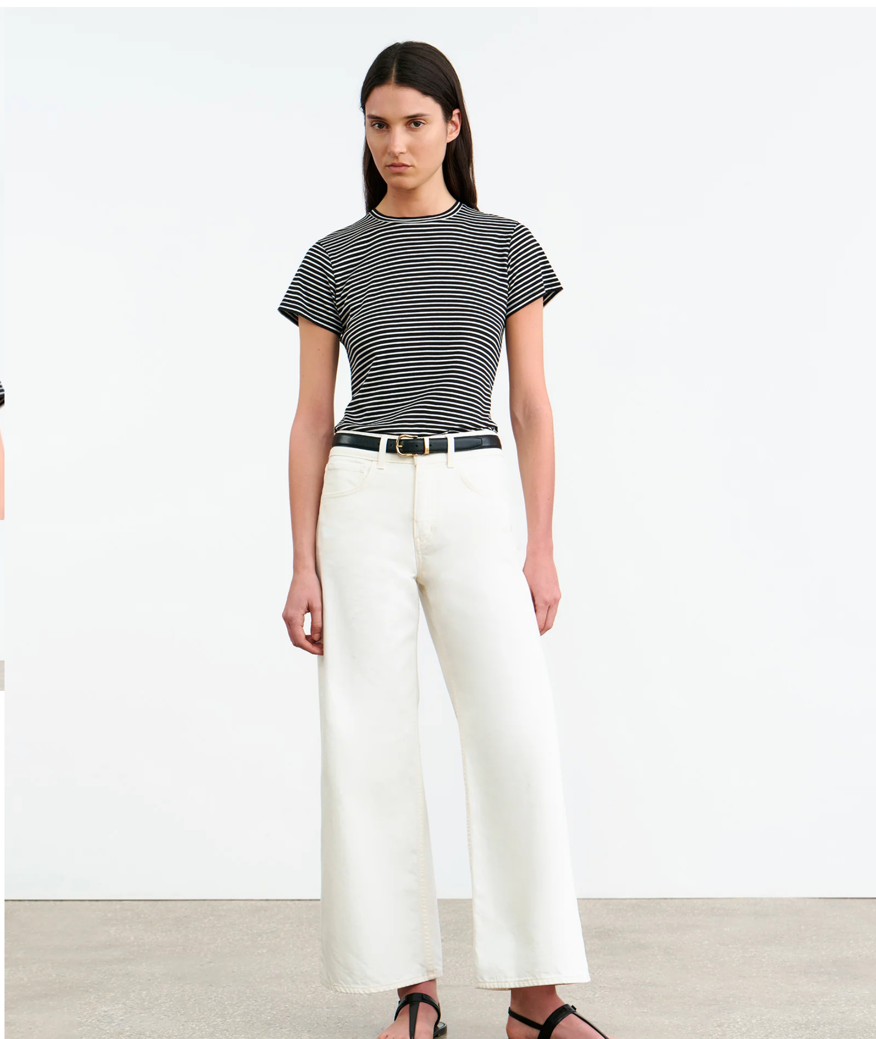 NIL Striped Crewneck Tee