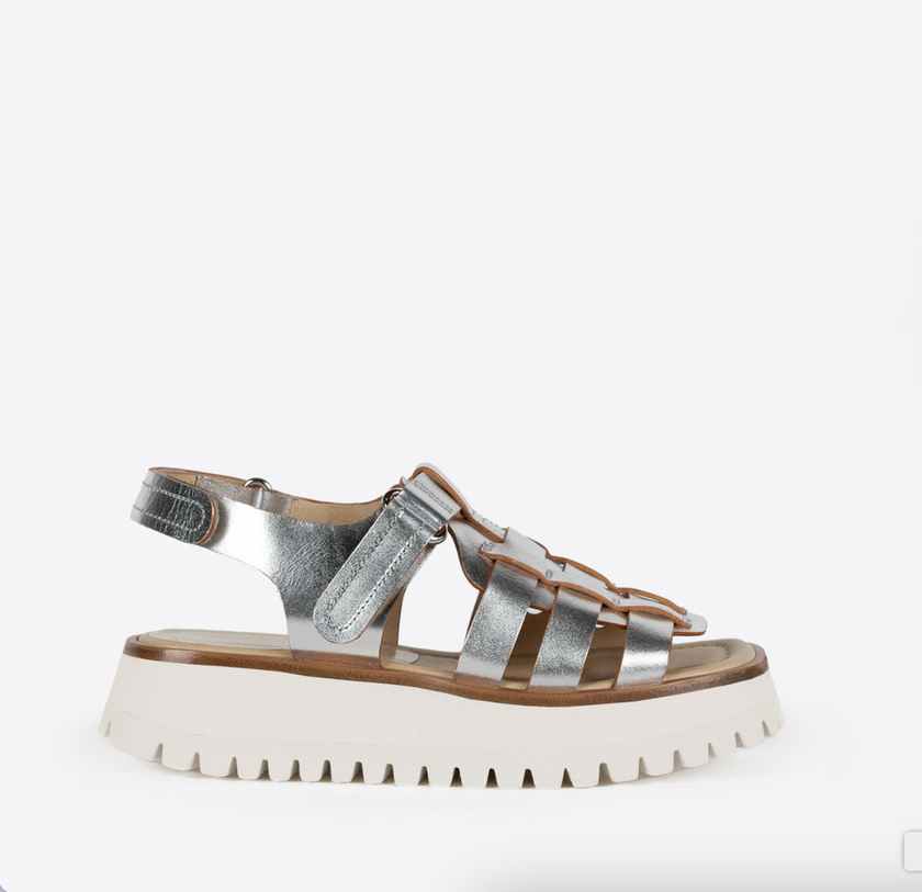 LAB Platform Metallic Sandal