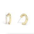 SHA Two Tone Double Hoop