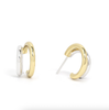 SHA Two Tone Double Hoop