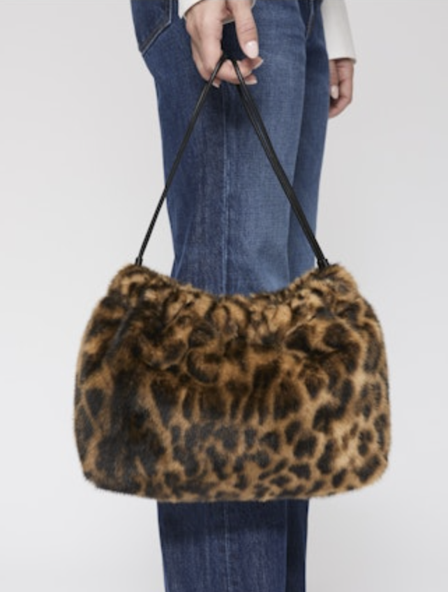 ALC Furry Leopard Bag