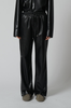 NAN Faux Leather Drawstring Pants