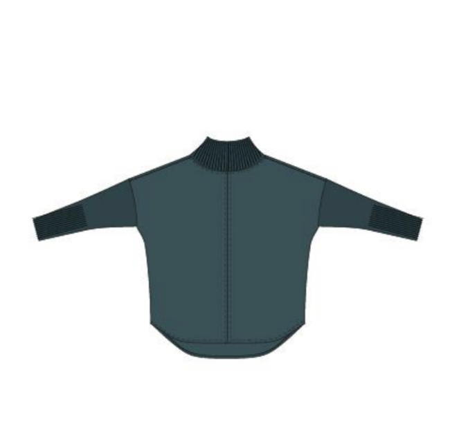 MN Satin Turtleneck Longsleeve Top
