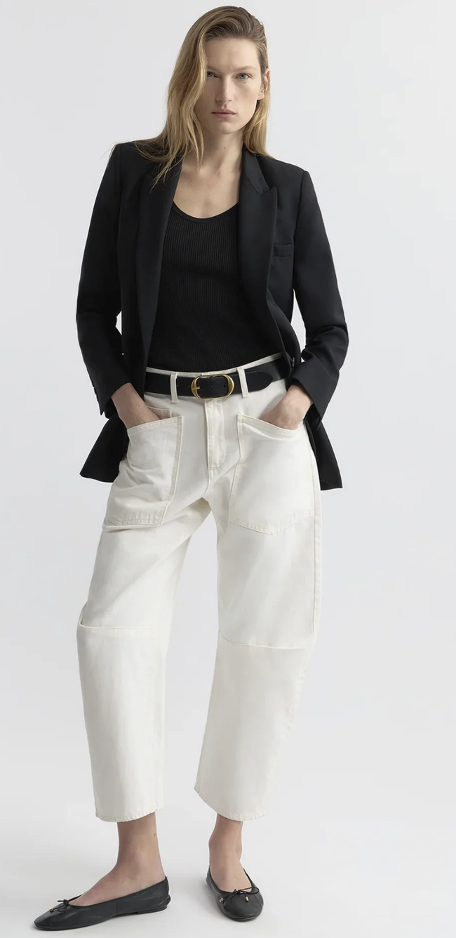 NIL Barrel Jean Cream