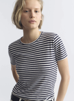 NIL Vintage Striped Crewneck Tee