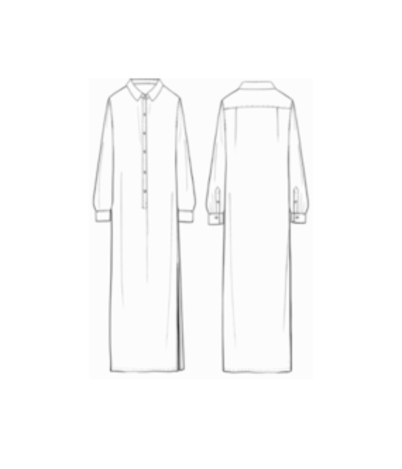 NIL Button Down Maxi Dress