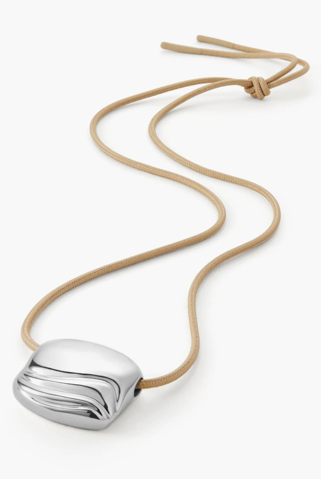 JEN Rope Ripple Pendant Necklace