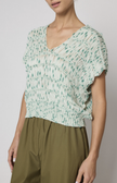 ATD Crochet V-Neck Top