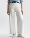 NIL Mid Rise Cropped Wide Leg Jean