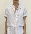 ALC Striped Short Sleeve Shirt