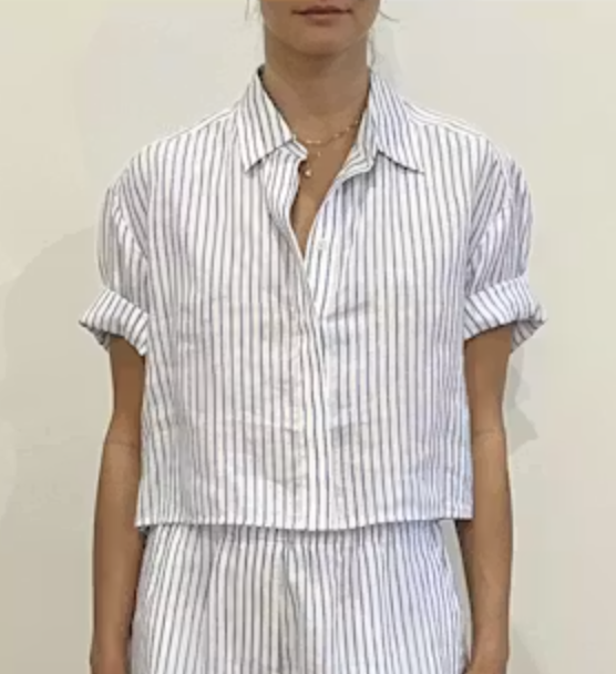 ALC Striped Short Sleeve Shirt