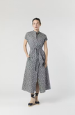 AM Belted Buttondown Shirtdress