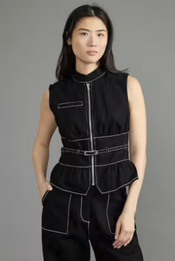 TL Structured Zip Vest