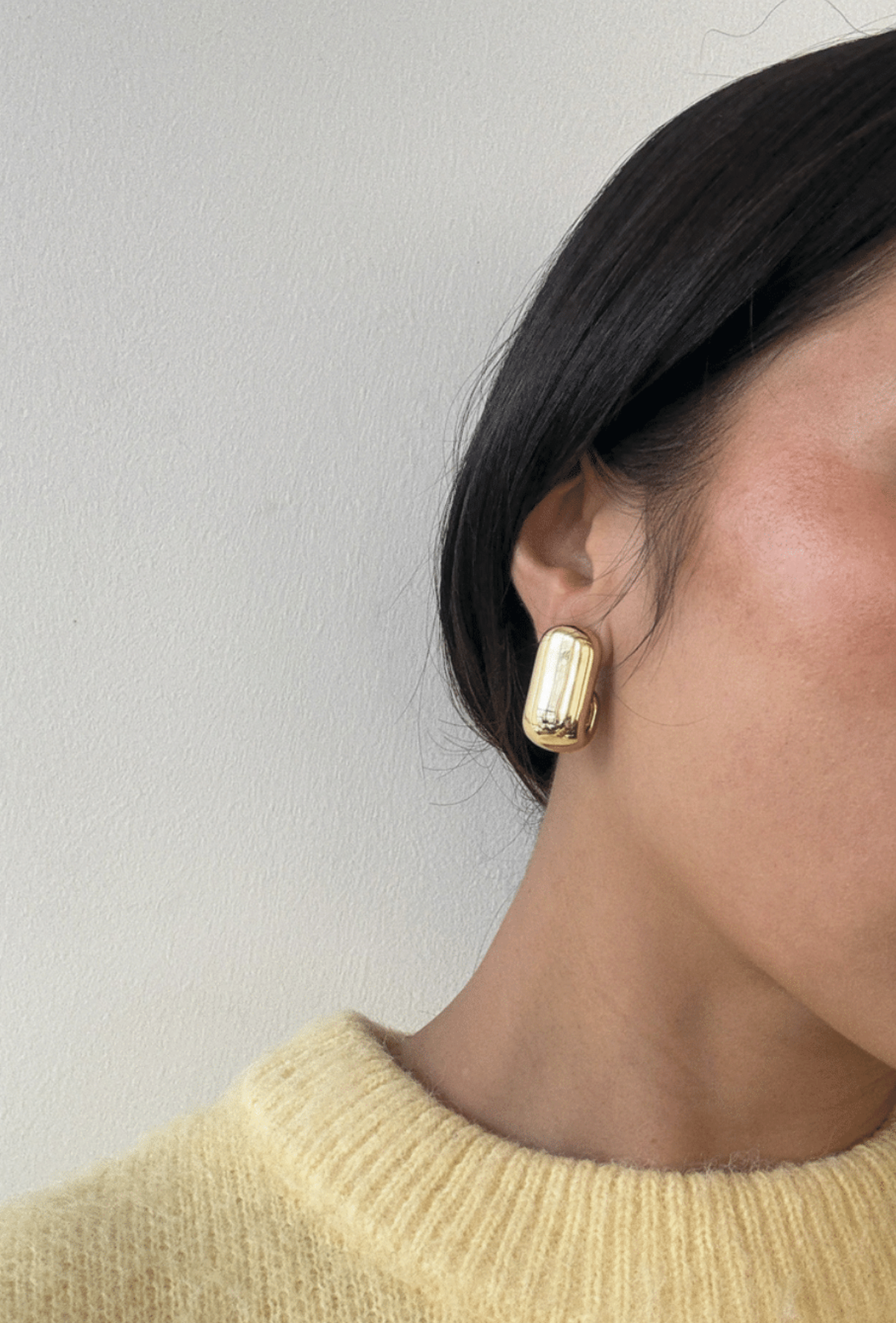 JEN Rectangular Hoop Earrings