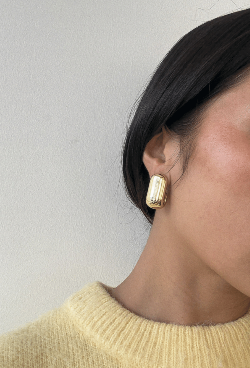 JEN Rectangular Hoop Earrings