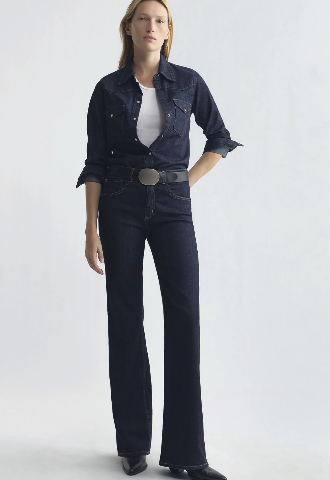 NIL Flare Leg Jeans