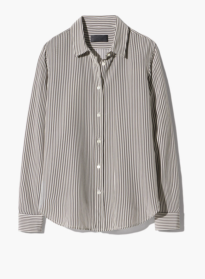 NIL Striped Slim Buttondown Shirt