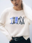 WHI Ski Embroidered Sweater