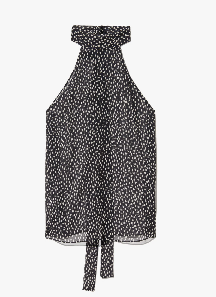 NIL Polka Dot Halter Top