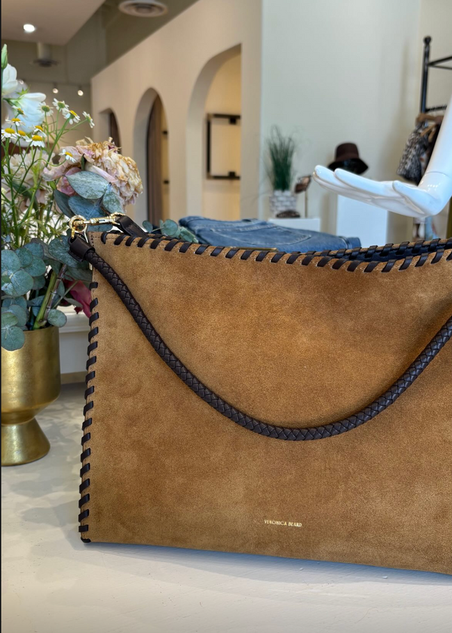 VER Stitched Shoulder Bag